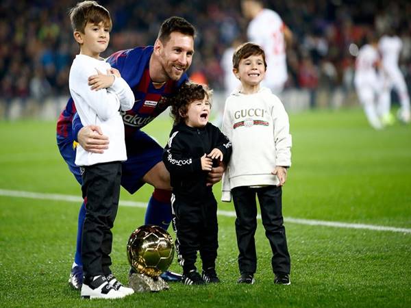 Messi's son makes fun of his father