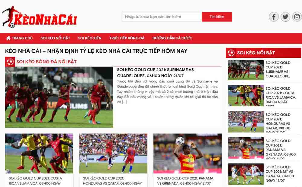 Tỷ Lệ Kèo Cổng Game Website Nhận Định kèo bóng đá HOT