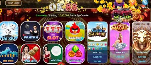 Cổng game đổi thưởng Ok88 có nhiều trò chơi slot hấp dẫn 