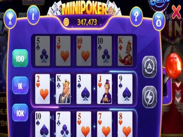 Kinh nghiệm chơi Mini Poker từ cao thủ tại trang web uy tín