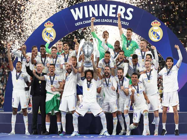 Real Madrid là một trong các đội vô địch C1 nhiều nhất