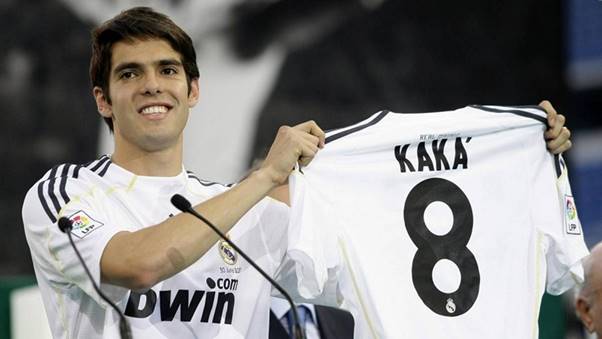 Kaka đã gặp nhiều khó khăn khi thi đấu cho Real Madrid