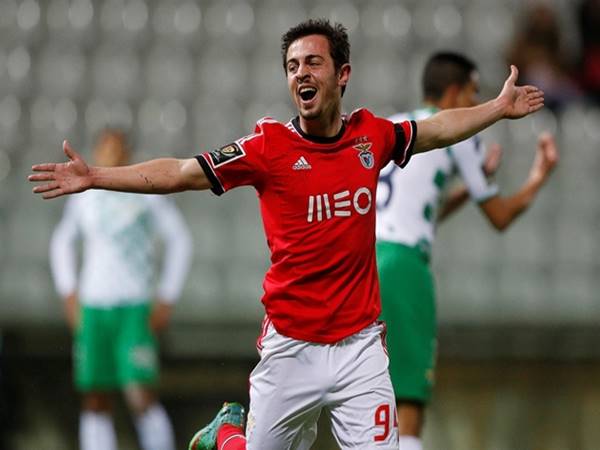 Bernardo Silva trong màu áo Benfica 