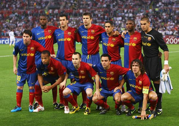 Barca 2009 đội hình